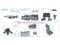 QD+48449   3D Декаль интерьера кабины F-4G late (Zoukei Mura SWS) (с 3D-печатными деталями) (attach3 85078)